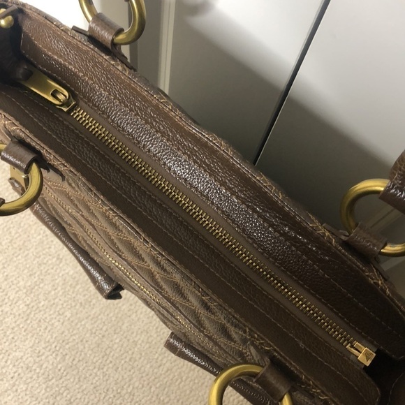 Marc Jacobs Vintage Quilted Brown Leather Large Bag - Picture 4 of 16